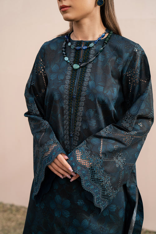 Baroque | Luxury Pret 24 | LAWN UF-608 - Designer Dress with Intricate embroidery and embellishments. Shop elegent wedding dress at Maria Faisal.