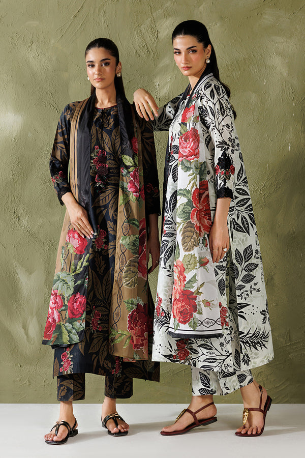 Baroque | Luxury Summer Pret | UF-4506 - Luxury Dress - available at Maria Faisal in UK and USA.