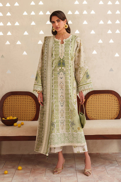 Baroque | Luxury Pret Summer | UF-4406 - Luxury Dress - available at Maria Faisal in UK and USA.