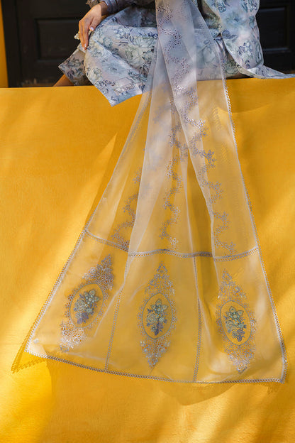 Baroque | Luxury Pret 24 | LAWN UF-580 - Designer Dress with Intricate embroidery and embellishments. Shop elegent wedding dress at Maria Faisal.