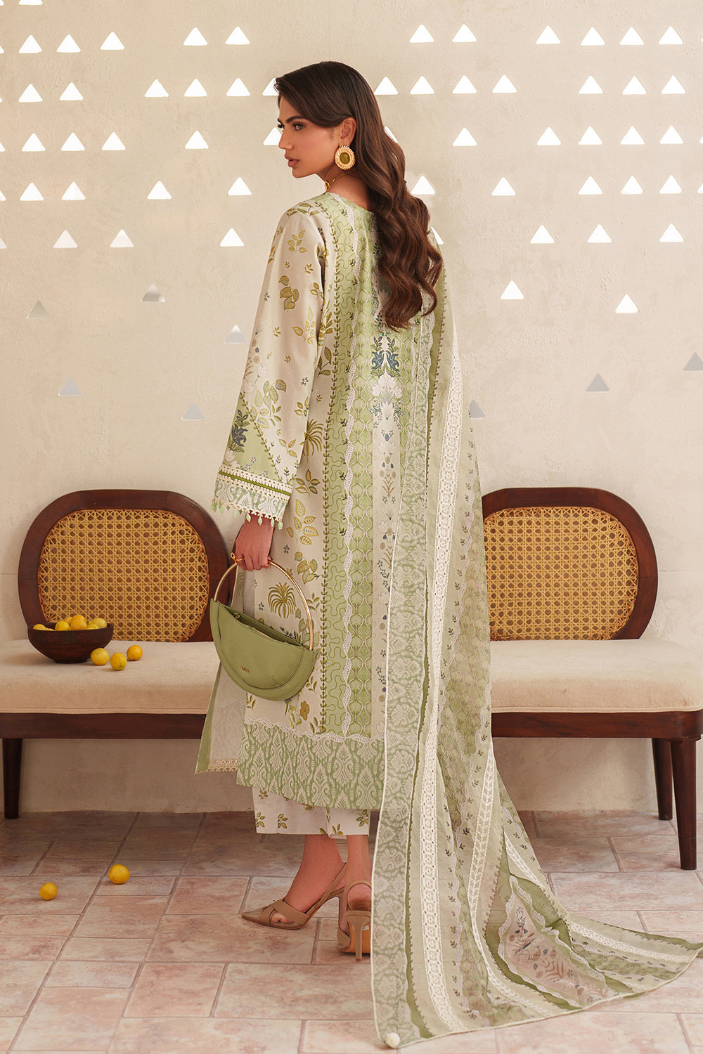 Baroque | Luxury Pret Summer | UF-4406 - Luxury Dress - available at Maria Faisal in UK and USA.