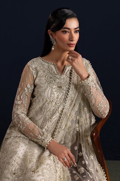 Baroque | Formals Collection | EMBROIDERED NET UF-4448 - Formal Dress - available at Maria Faisal in UK and USA.
