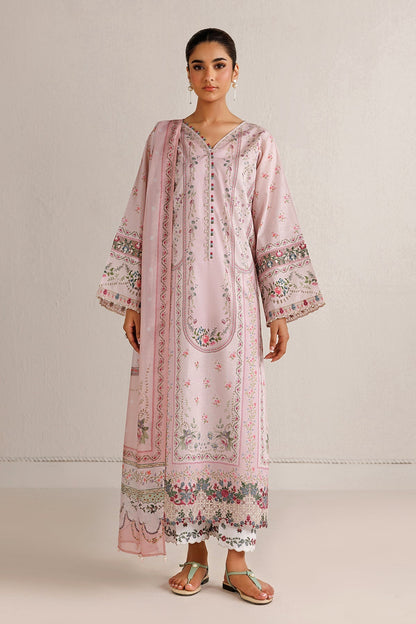 Baroque | Luxury Summer Pret |  UF-4513 - Luxury Dress - available at Maria Faisal in UK and USA.