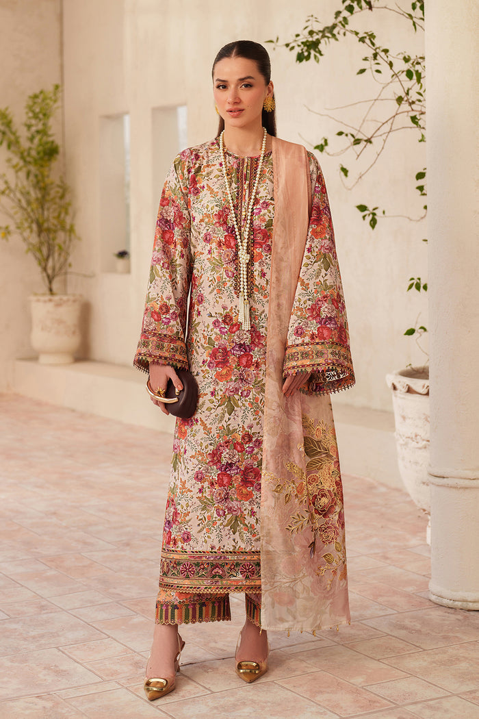Baroque | Luxury Pret Summer | UF-4407 - Luxury Dress - available at Maria Faisal in UK and USA.