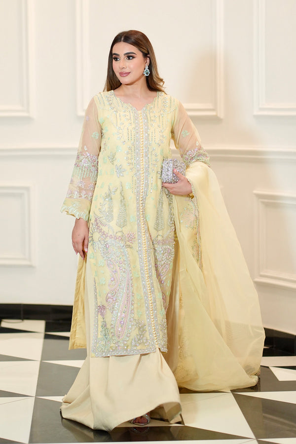 Maryum N Maria | Amani Formals | AURY - MW40117 - Ladies Clothes - Maria Faisal
