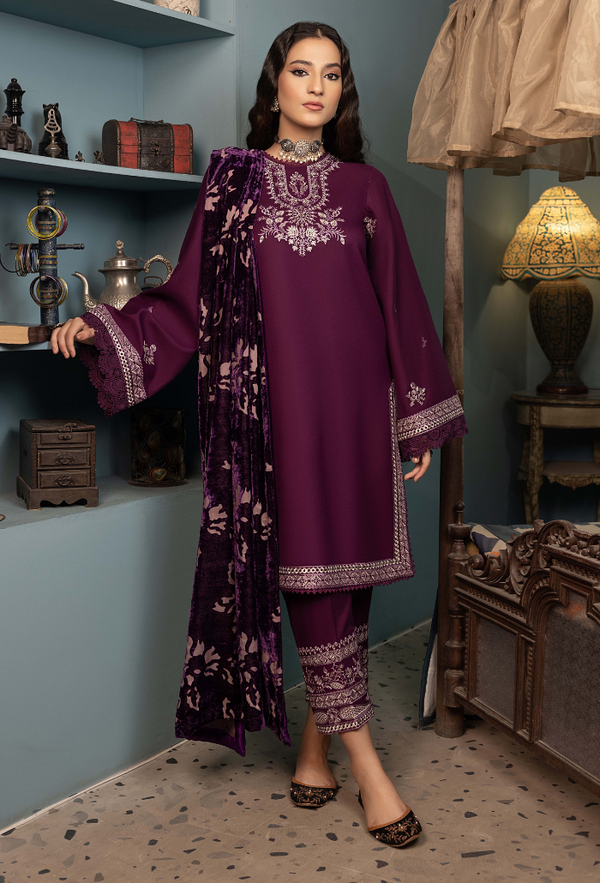 Humdum | Zouq 25 | D07 - Ladies Clothes - Maria Faisal