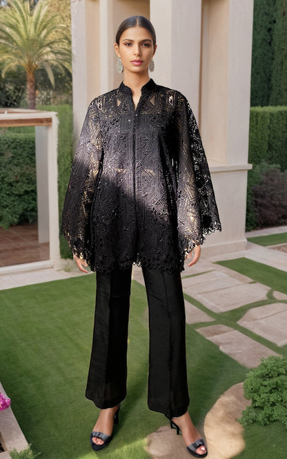 Threads and Motifs | Formal Dresses 25 | Organza Embroidered Jacket