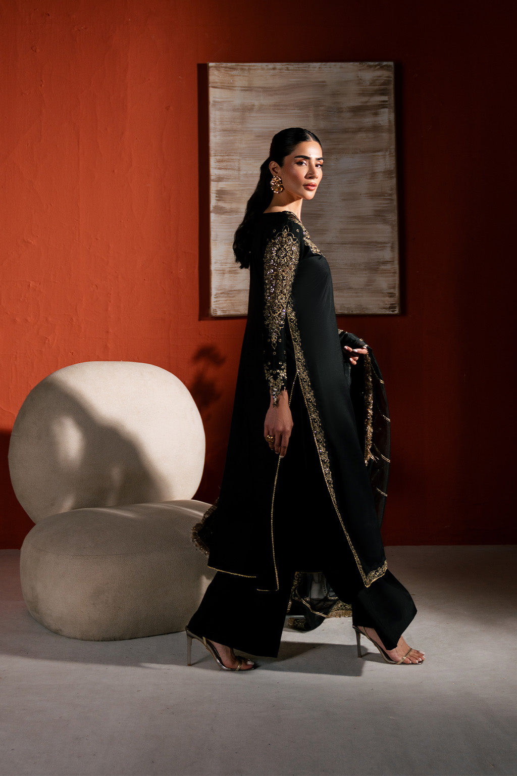 Neeshay | Raw Silk | RTW-RS-03 - Ladies Clothes - Maria Faisal