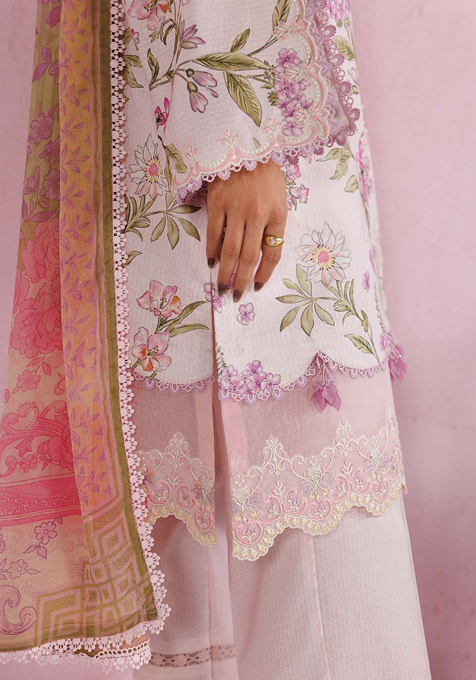 Zarqash | RimJhim The Moonsoon Edit 26 | AFSOON ZQ003 - Casual Dress - available at Maria Faisal in UK and USA.