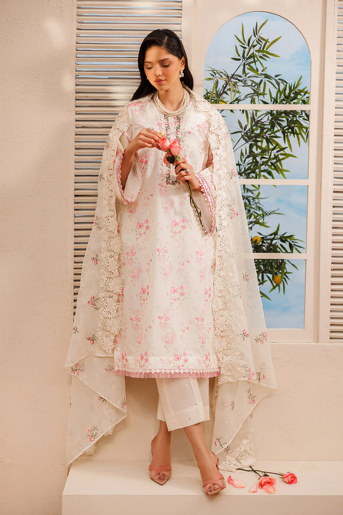 Baroque | Luxury Pret Summer | UF-4392 - Luxury Dress - available at Maria Faisal in UK and USA.