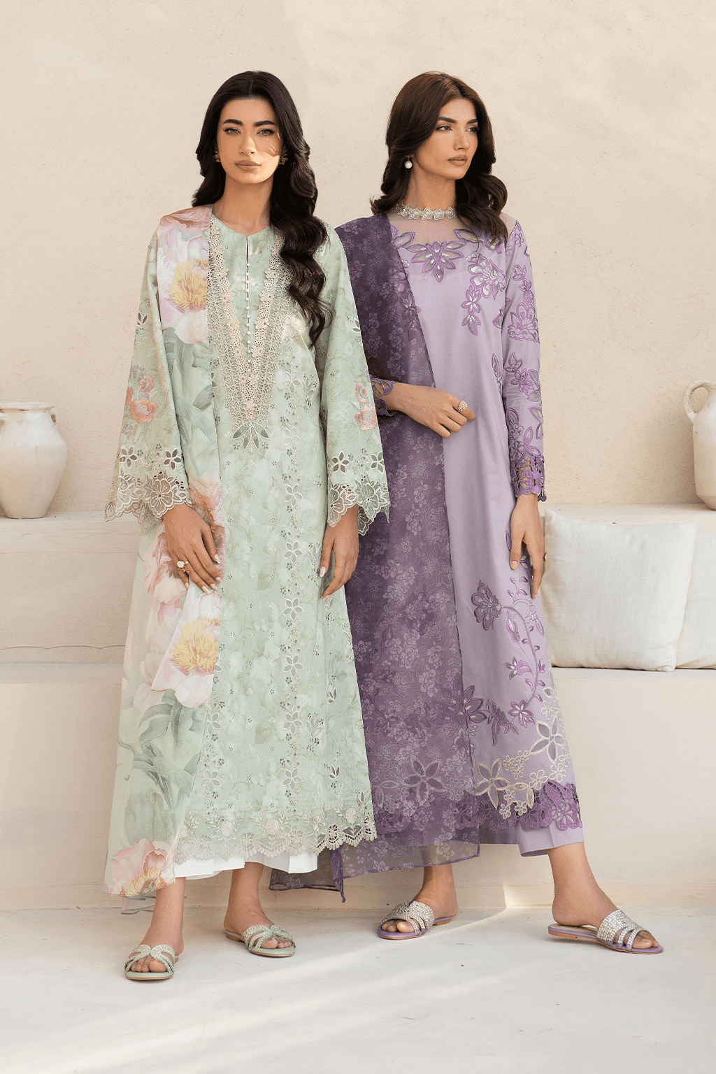 Iznik | Festive Lawn 25 | EFL-01 by Maria Faisal - Registered Vendor of : Iznik - type : Ladies Clothes - 100% original wedding dresses