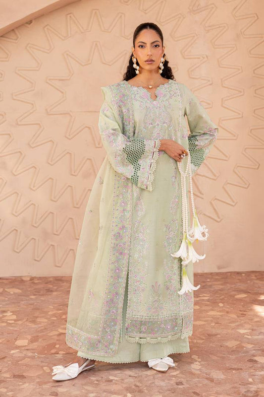 Batik | Ophelia Luxury Pret | Meeral Green by Maria Faisal - Registered Vendor of : Batik - type : Ladies Clothes - 100% original wedding dresses