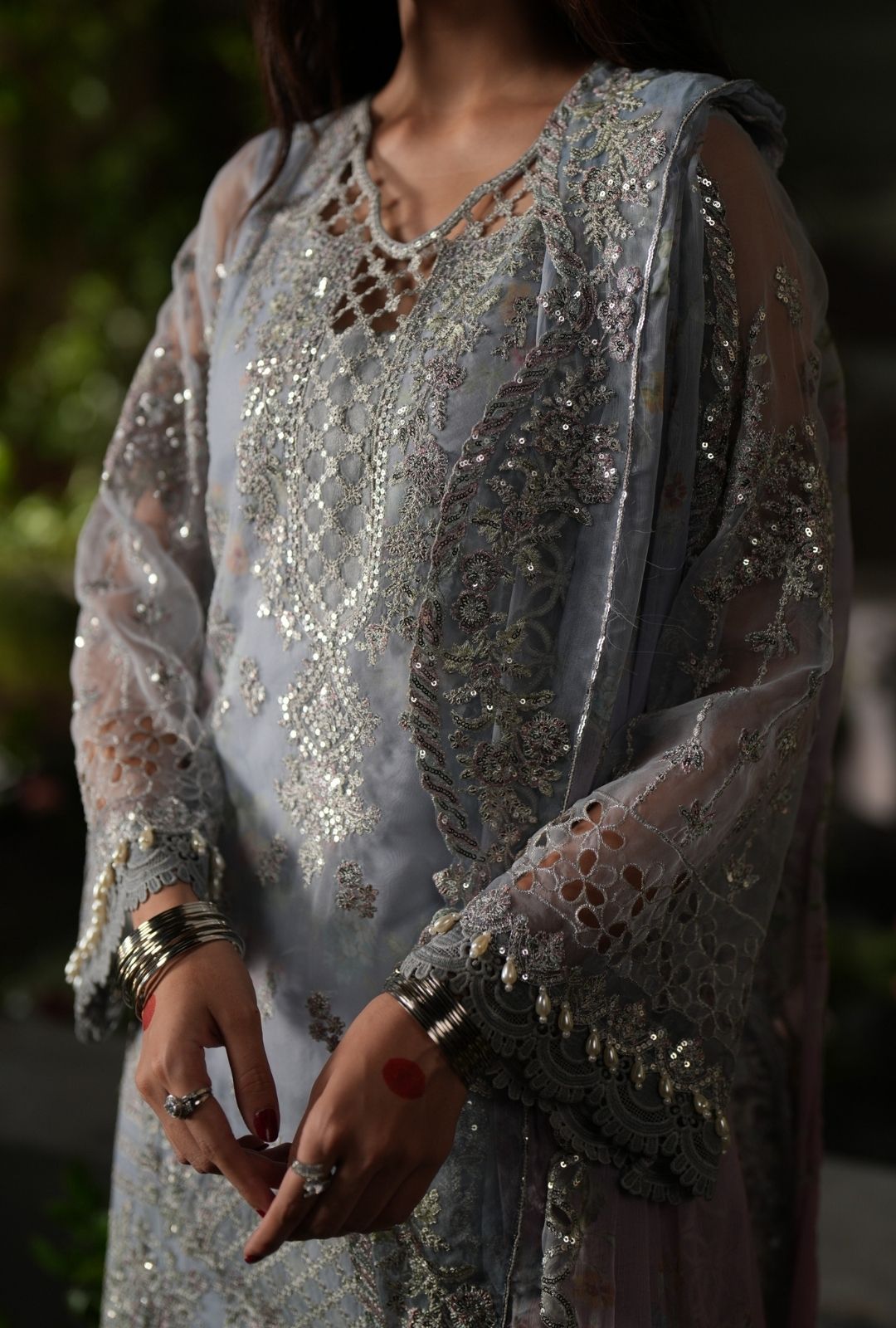 Ajr Couture | Dastan e Ishq | Mahjabeen - Formal Dress - available at Maria Faisal in UK and USA.