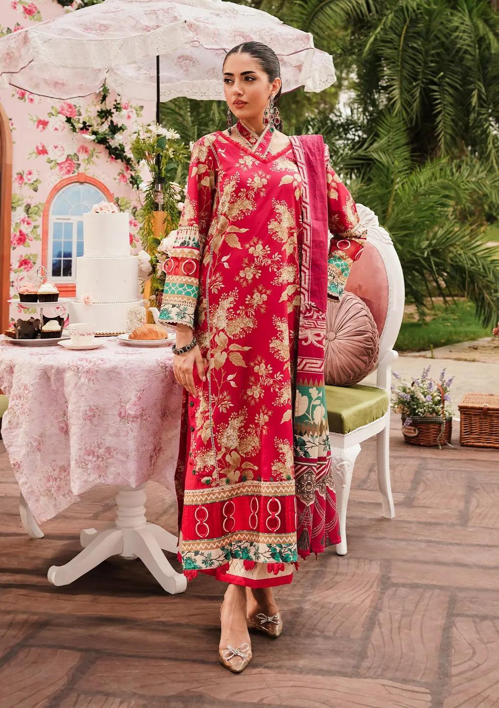 Elaf Premium | Printed Collection 24 | EEP-04A - Flores de Amor - Waniyas