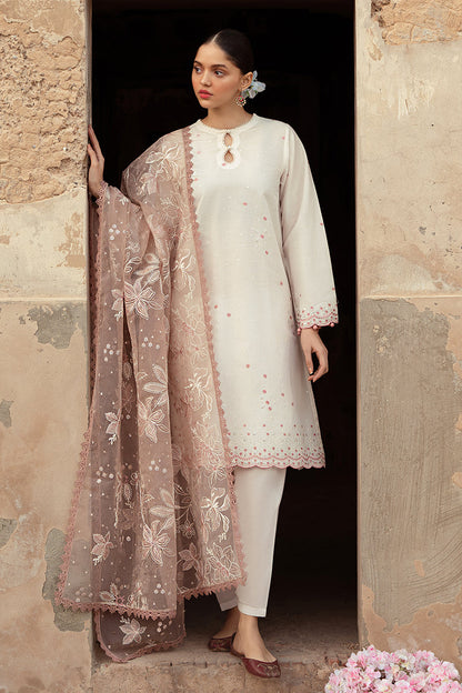Cross Stitch | Premium Lawn 24 | SPECKLE MESH - Ladies Clothes - Maria Faisal