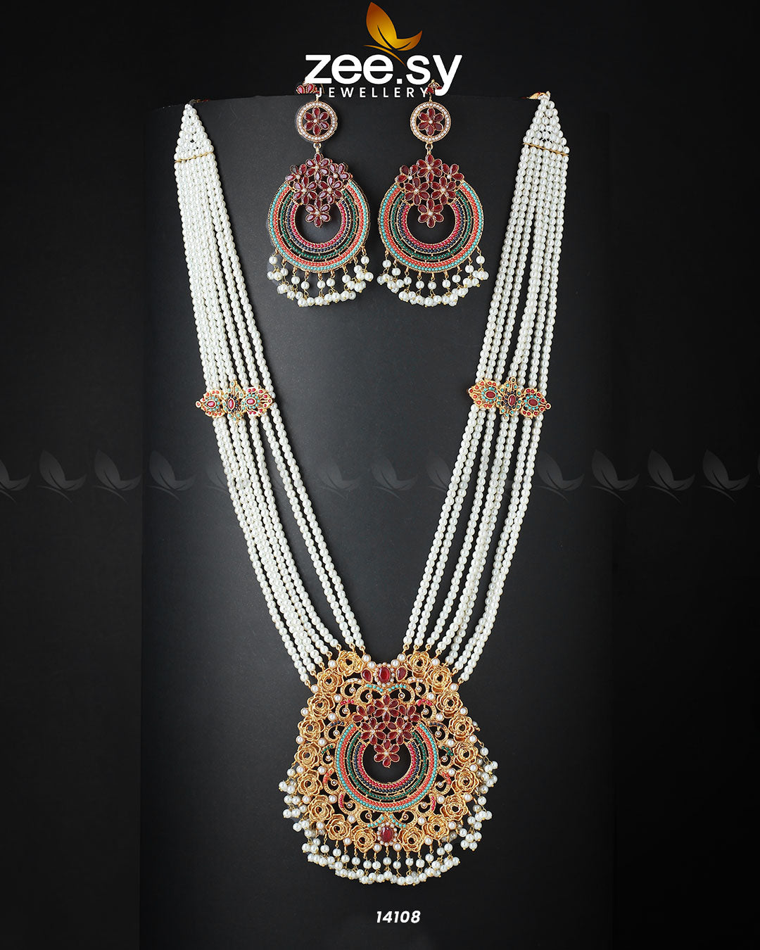 Elegance Mala Necklace - Necklace Sets 