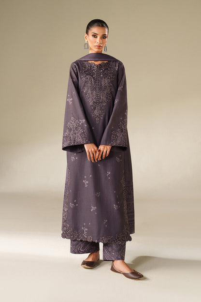Iznik | Winter Chapter 25 | UE-558 Printed Khaddar - Casual Dress - available at Maria Faisal in UK and USA.