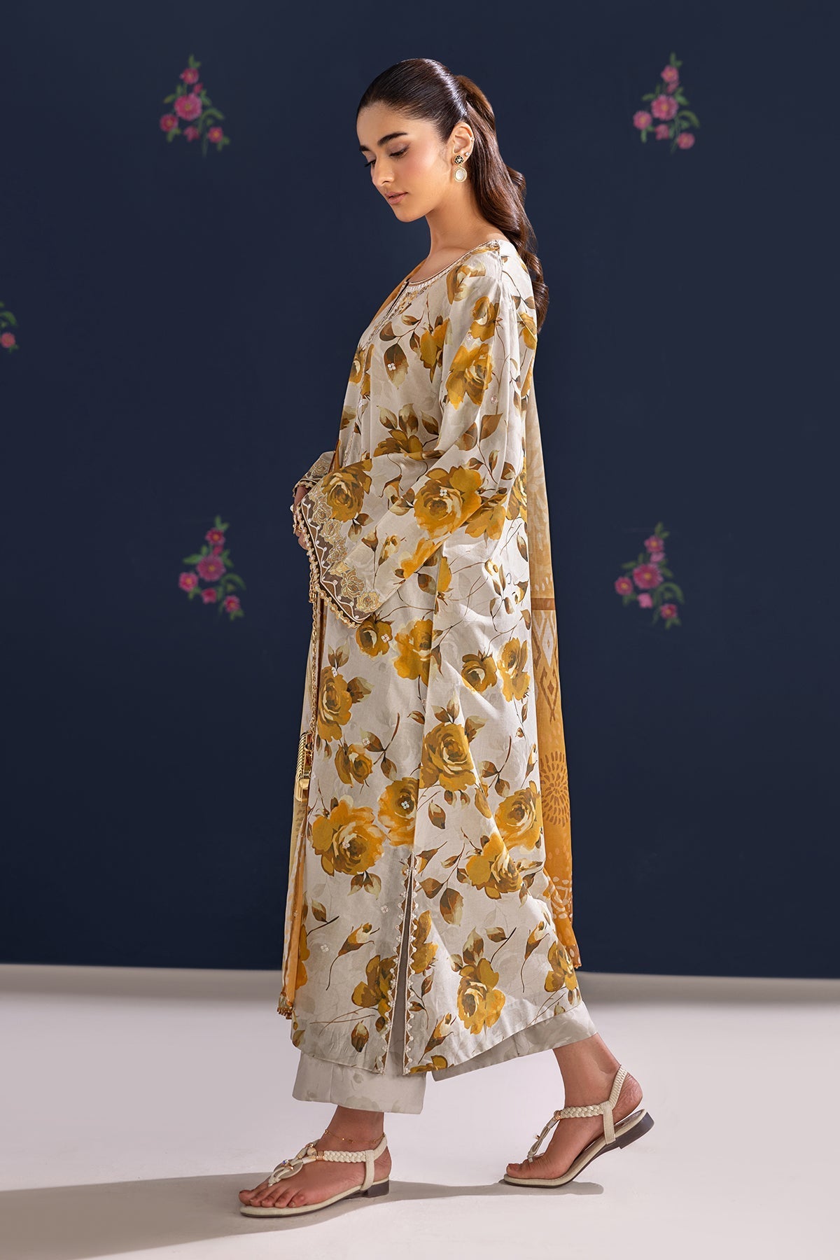 Baroque | Luxury Summer Pret | UF-4462 - Luxury Dress - available at Maria Faisal in UK and USA.