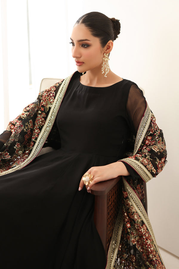 Baroque | Luxury Pret 25 | EMBROIDERED CHIFFON PR-1161 - Ladies Clothes - Maria Faisal