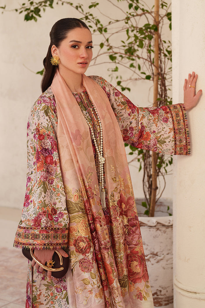Baroque | Luxury Pret Summer | UF-4407 - Luxury Dress - available at Maria Faisal in UK and USA.