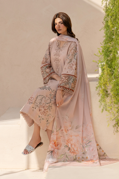 Iznik | Festive Lawn 25 | EFL-02 by Maria Faisal - Registered Vendor of : Iznik - type : Ladies Clothes - 100% original wedding dresses