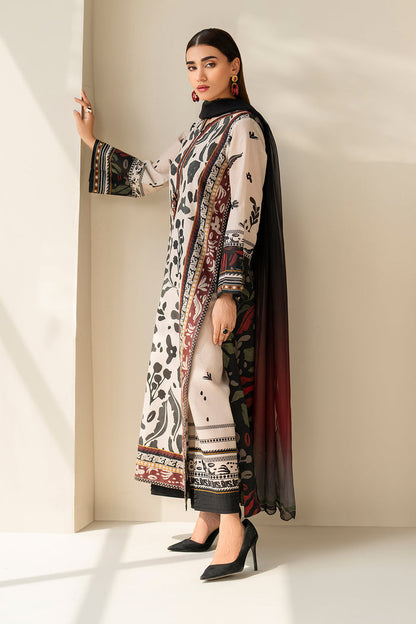 Baroque | Luxury Pret Summer | UF-4199 - Luxury Dress - available at Maria Faisal in UK and USA.