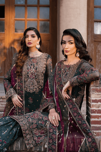 Iznik | Luxury Chiffon | ILC-01 by Maria Faisal - Registered Vendor of : Iznik - type : Ladies Clothes - 100% original wedding dresses