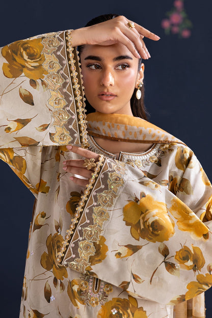 Baroque | Luxury Summer Pret | UF-4462 - Luxury Dress - available at Maria Faisal in UK and USA.