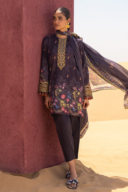 Cross Stitch | Eid Lawn 24 | GRAVEL - Designer Dress with Intricate embroidery and embellishments. Shop elegent wedding dress at Maria Faisal.