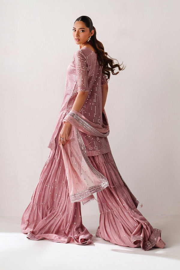 Baroque | Formals Collection | EMBROIDERED CHIFFON UF-4388 - Formal Dress - available at Maria Faisal in UK and USA.