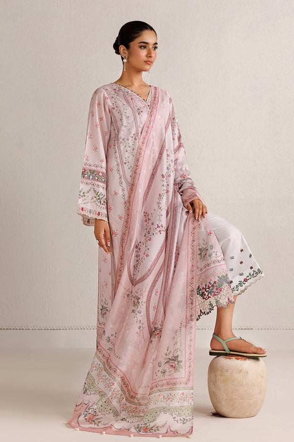 Baroque | Luxury Summer Pret |  UF-4513 - Luxury Dress - available at Maria Faisal in UK and USA.