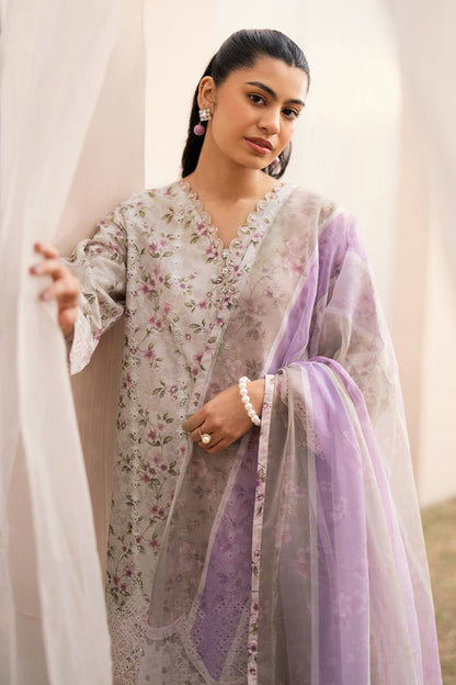 Baroque | Luxury Pret 24 | LAWN UF-610 - Designer Dress with Intricate embroidery and embellishments. Shop elegent wedding dress at Maria Faisal.