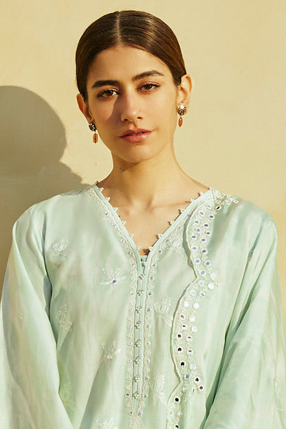 Cross Stitch | Premium Lawn 24 | WHISPER MINT - Ladies Clothes - Maria Faisal