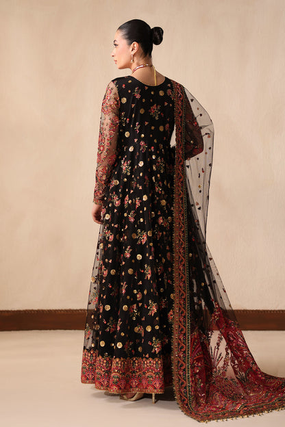 Baroque | Formals Collection | EMBROIDERED NET UF-4492 - Formal Dress - available at Maria Faisal in UK and USA.