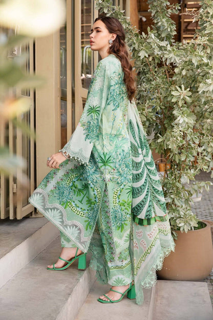 Maria B | M Prints 25 | MPT-2514-A by Maria Faisal - Registered Vendor of : Maria B - type : Ladies Clothes - 100% original wedding dresses