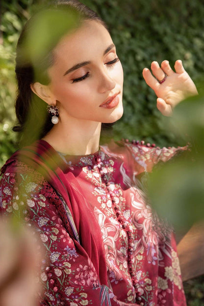 Maria B | M Prints 25 | MPT-2514-B by Maria Faisal - Registered Vendor of : Maria B - type : Ladies Clothes - 100% original wedding dresses