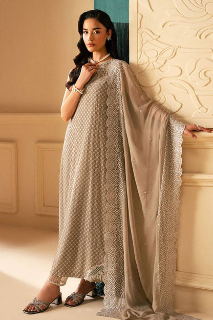 Cross Stitch | Luxe Atelier 25 | FEATHER GREY by Maria Faisal - Registered Vendor of : Cross Stitch - type : Ladies Clothes - 100% original wedding dresses