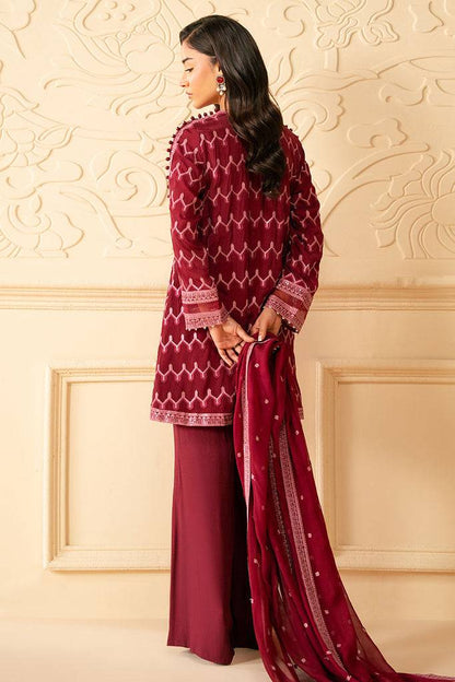 Cross Stitch | Luxe Atelier 25 | BURGUNDY BLISS by Maria Faisal - Registered Vendor of : Cross Stitch - type : Ladies Clothes - 100% original wedding dresses
