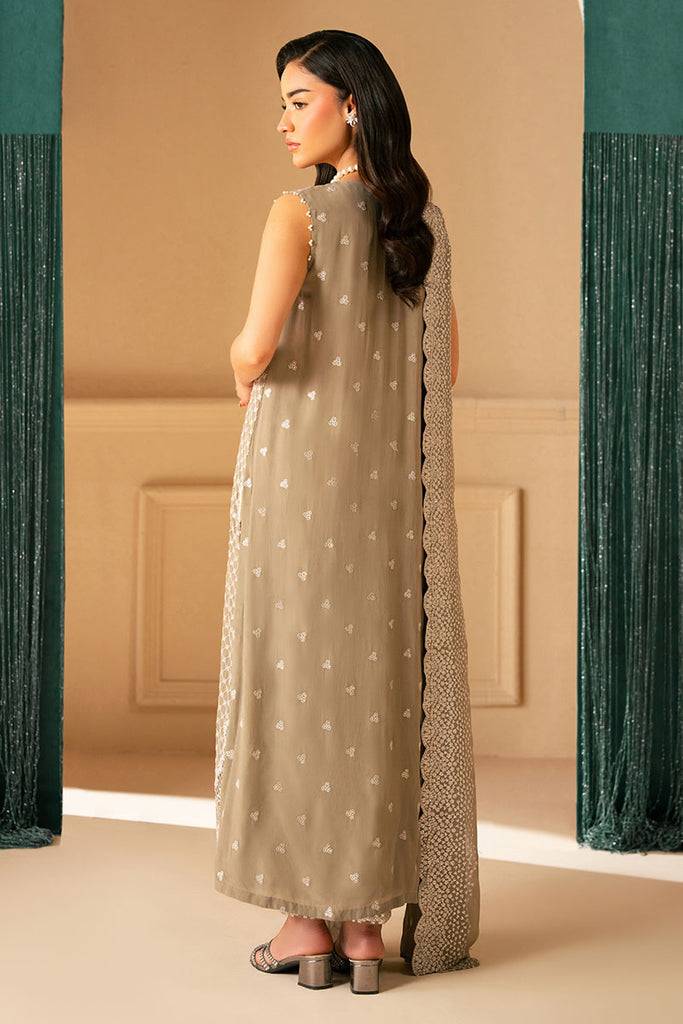 Cross Stitch | Luxe Atelier 25 | FEATHER GREY by Maria Faisal - Registered Vendor of : Cross Stitch - type : Ladies Clothes - 100% original wedding dresses