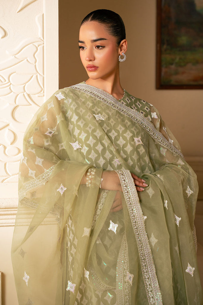 Cross Stitch | Luxe Atelier 25 | MINTED SAGE by Maria Faisal - Registered Vendor of : Cross Stitch - type : Ladies Clothes - 100% original wedding dresses