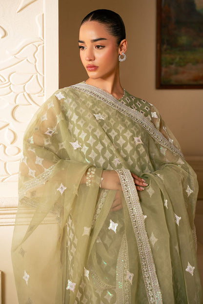 Cross Stitch | Luxe Atelier 25 | MINTED SAGE by Maria Faisal - Registered Vendor of : Cross Stitch - type : Ladies Clothes - 100% original wedding dresses