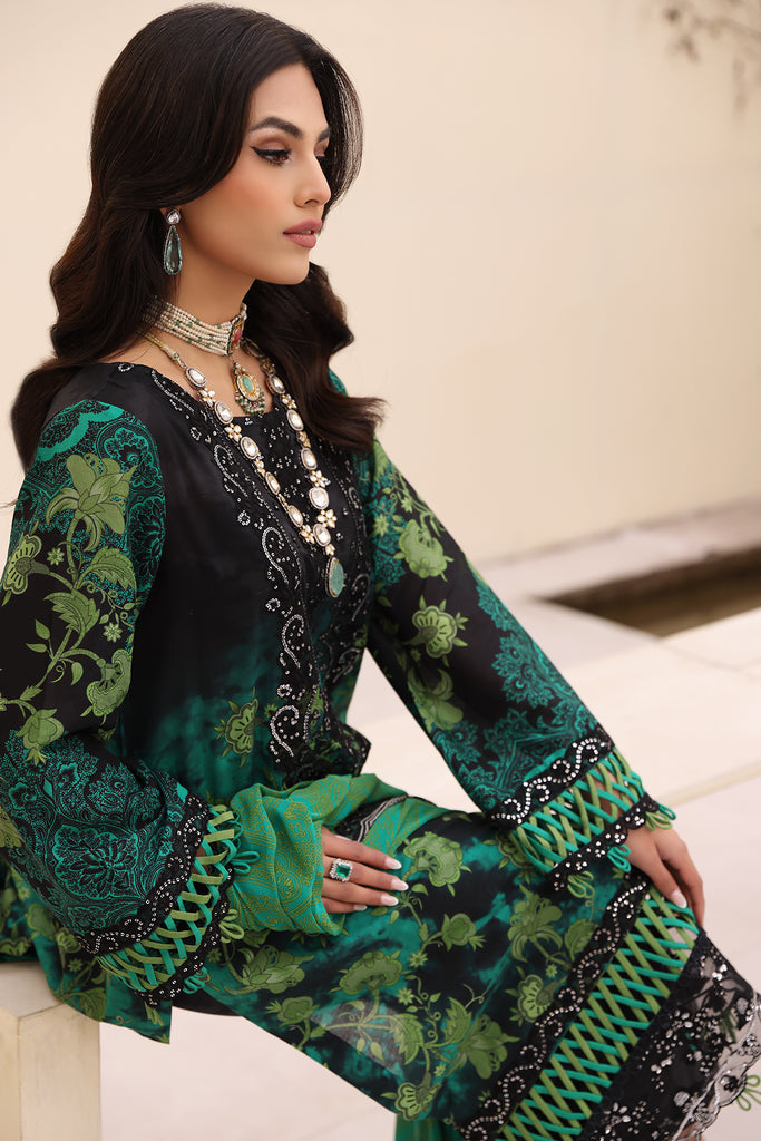 Charizma | Naranji Embroidered Lawn 24 | CN4-007 - Maria Faisal