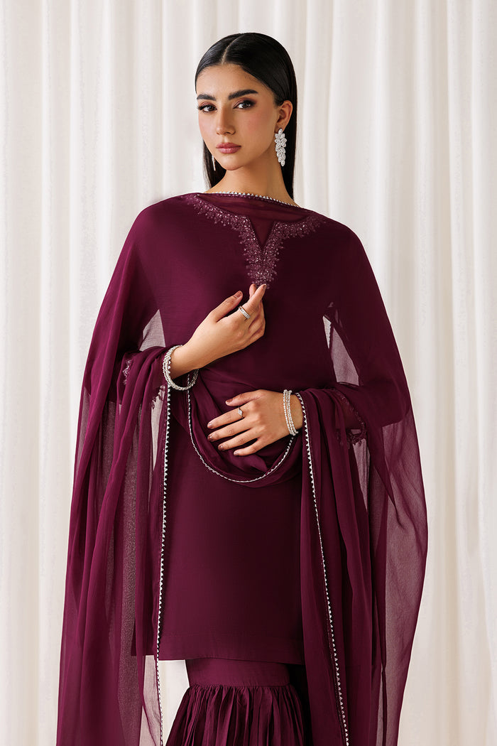 Baroque  | Luxury Pret 26 | EN-1292 - Luxury Dress - available at Maria Faisal in UK and USA.