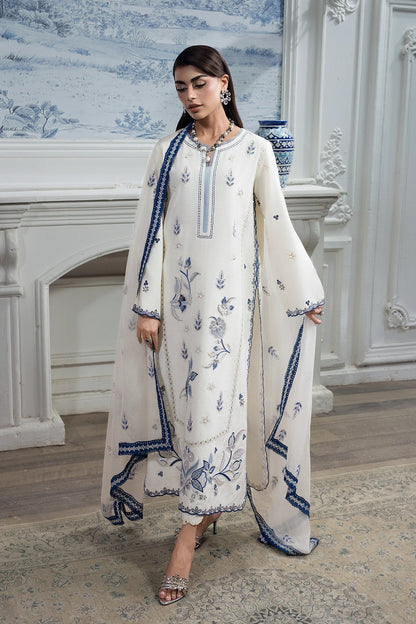 Rangrasiya | Lumeire Silk | Luna - Luxury Dress - available at Maria Faisal in UK and USA.