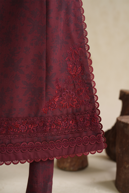 Iznik | Winter Chapter 25 | UE-590 Printed Khaddar - Casual Dress - available at Maria Faisal in UK and USA.