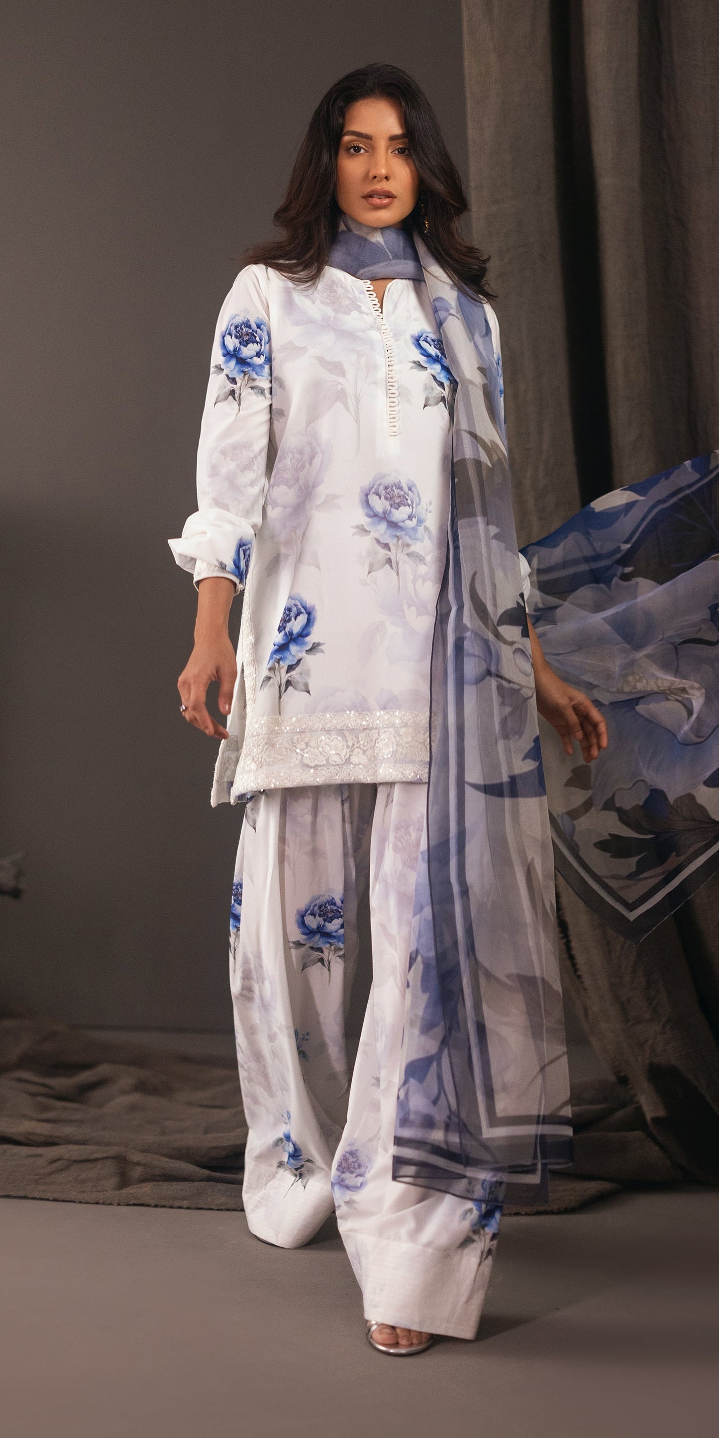 Erum Khan | Beyond Basic | RADIANT RHYTHM - Designer Dress with Intricate embroidery and embellishments. Shop elegent wedding dress at Maria Faisal.