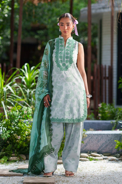 Saira Rizwan | Laanem SS 26 | ZAREEN-B-SRL26-06 - Luxury Dress - available at Maria Faisal in UK and USA.