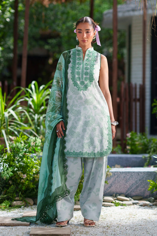 Saira Rizwan | Laanem SS 26 | ZAREEN-B-SRL26-06 - Luxury Dress - available at Maria Faisal in UK and USA.
