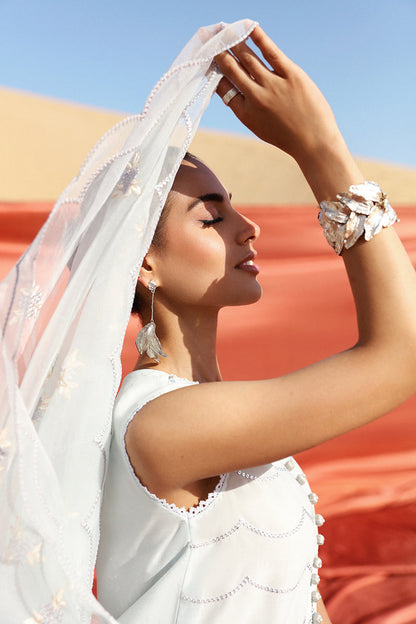 Cross Stitch | Eid Lawn 24 | FLORAL TALE - Designer Dress with Intricate embroidery and embellishments. Shop elegent wedding dress at Maria Faisal.