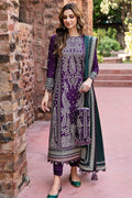 Jazmin | Winter Edition 24 | SLUB KHADDAR-DW23-D4 - Designer Dress with Intricate embroidery and embellishments. Shop elegent wedding dress at Maria Faisal.